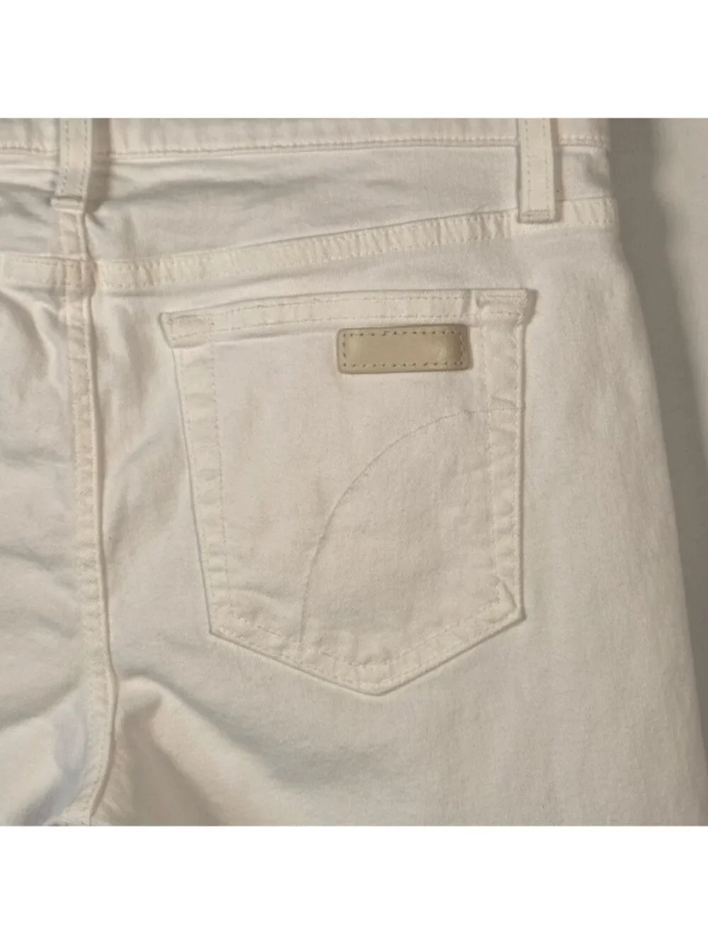 Joes Jeans White Denim Justen Bermuda Shorts Size 29